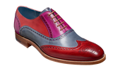 Valiant Multi - Red / Grey / Purple Hand Painted