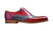 Valiant Multi Red Grey Purple Hand Painted