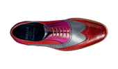 Valiant Multi Red Grey Purple Hand Painted