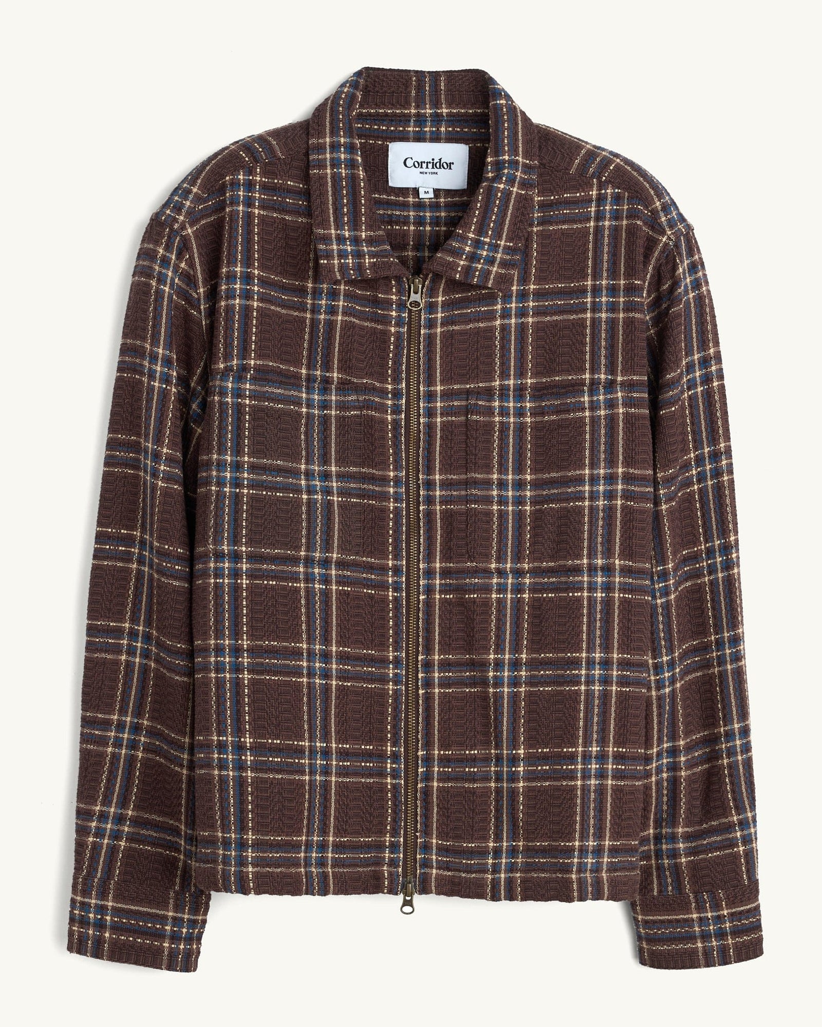 Venice Plaid Zip Shirt