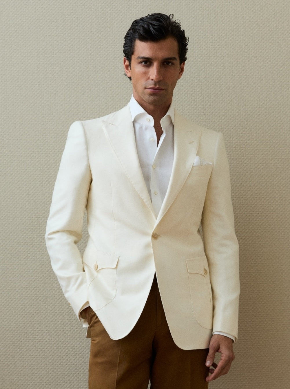 Veste Massimo En Coton Cachemire Et Soie