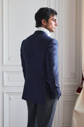 Veste Massimo Chevrons En Laine Et Cachemire