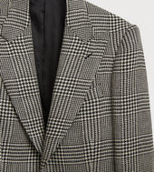 Veste Carreaux En Lin Coton Et Soie
