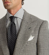 Veste Carreaux En Lin Coton Et Soie