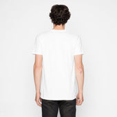 Pocket Tee - White + Linen Animals - Green
