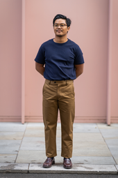 W11 Straight Tapered Khaki Japanese Twill Mens Chinos