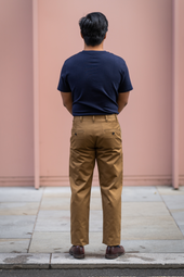 W11 Straight Tapered Khaki Japanese Twill Mens Chinos
