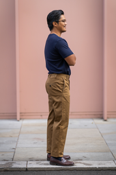 W11 Straight Tapered Khaki Japanese Twill Mens Chinos