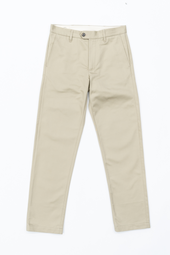 W11 Straight Tapered Stone Japanese Twill Mens Chinos
