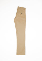 W12 Regular Straight Beige Twill Mens Chinos