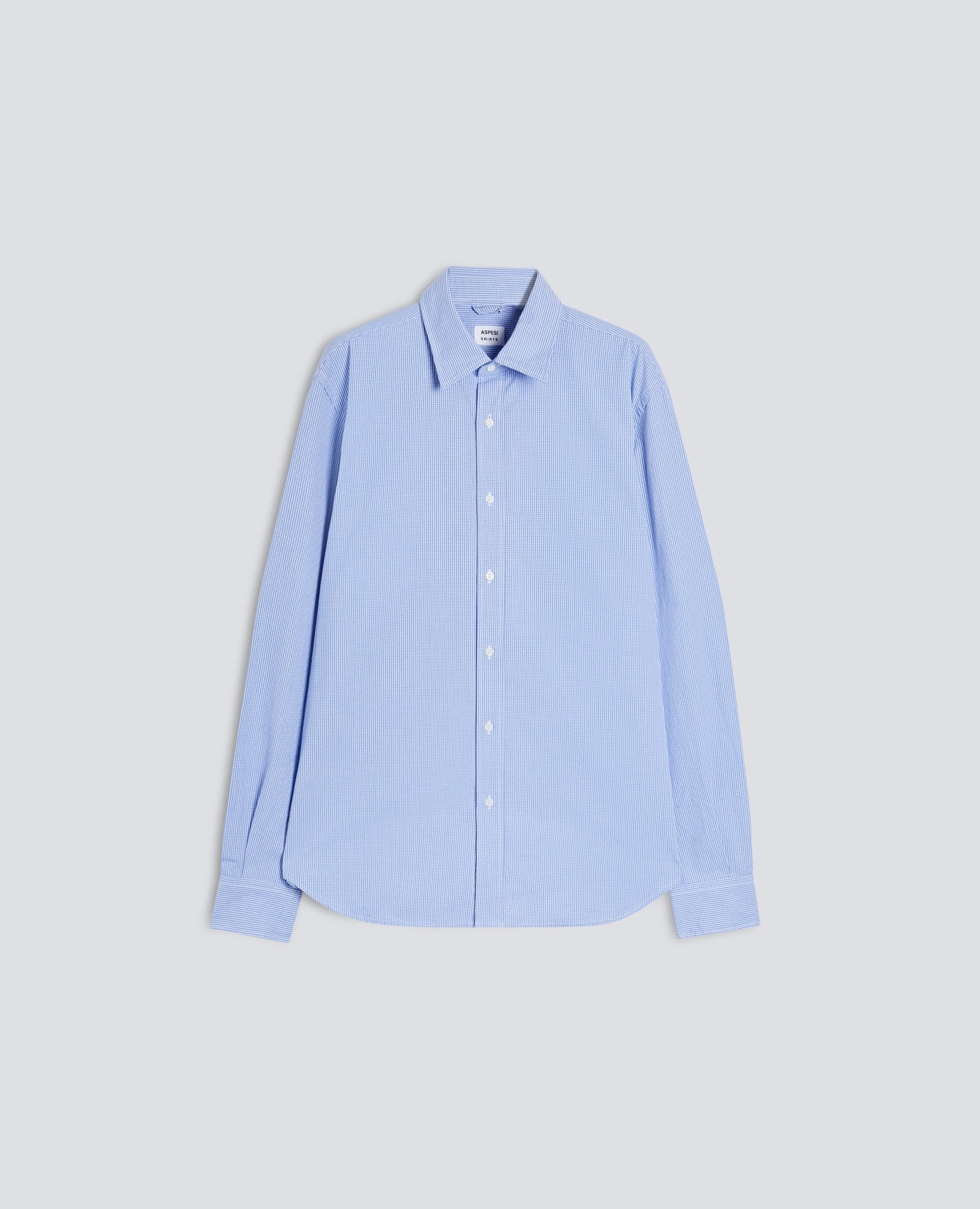 SHIRT STERLING II - QUADRATINO AZZURRO