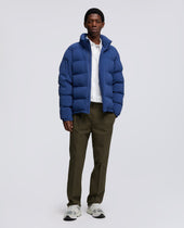 Piumino Pocoelastico Re In Nylon Bluette