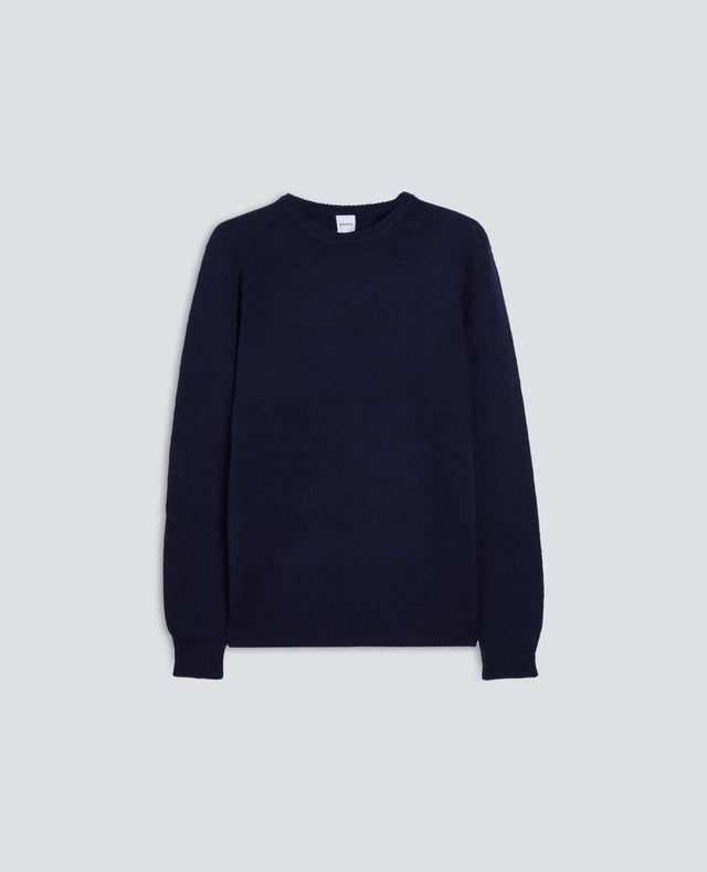 SWEATER GIROCOLLO IN LANA - INCHIOSTRO