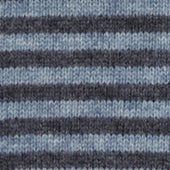 Sweater Girocollo In Lana Riga Bicolor