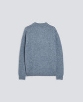 Polo In Lana Azzurro