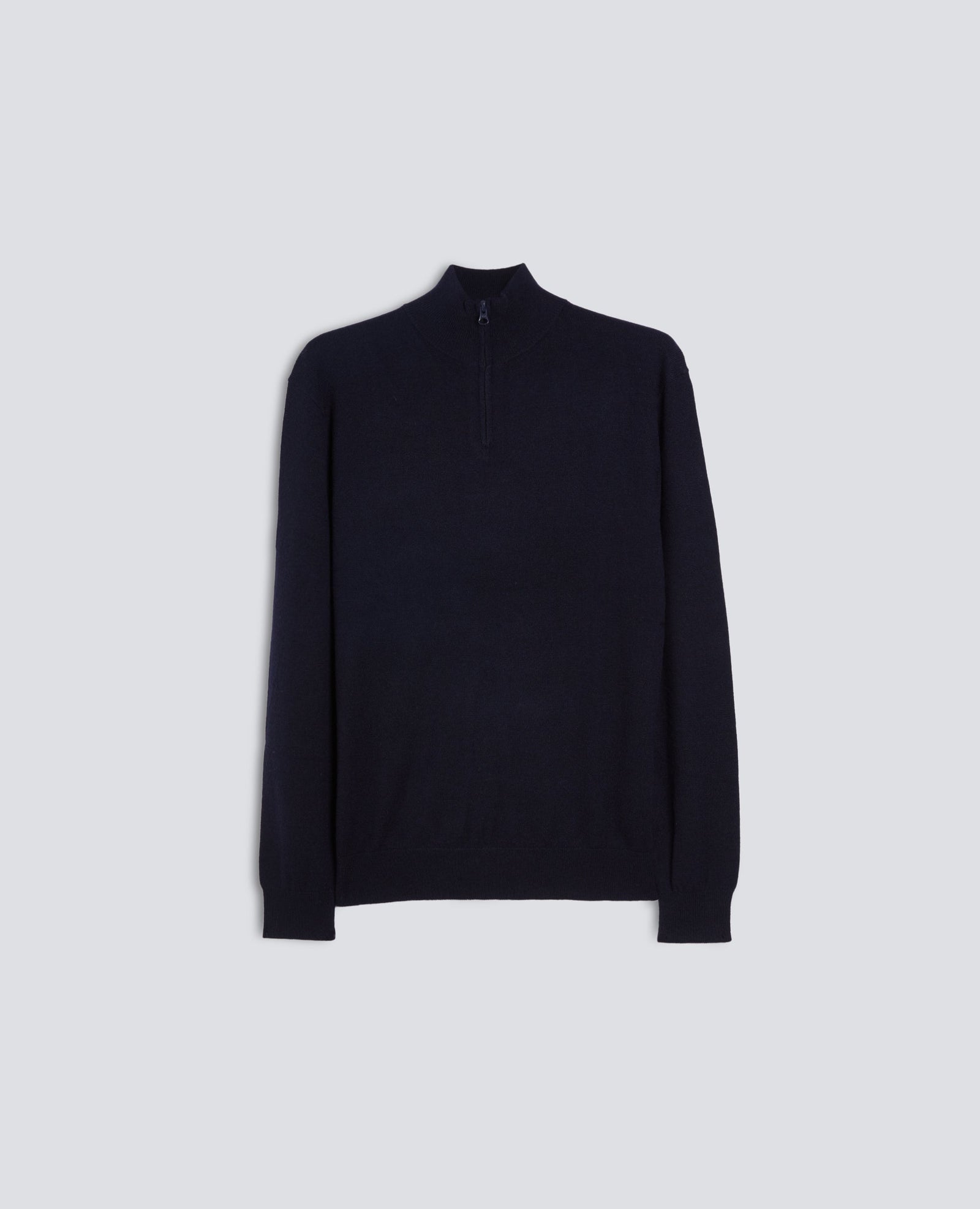 SWEATER CON COLLO ALTO - BLU BLACK