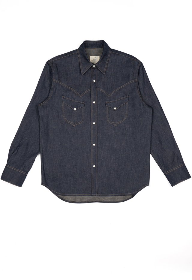 W5 HERITAGE WESTERN SHIRT JAPANESE 11oz INDIGO