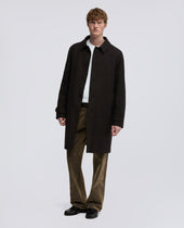 Coat Pascal In Lana E Cashmere Marrone