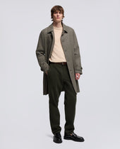 Coat Pascal In Pied De Poule In Lana Militare