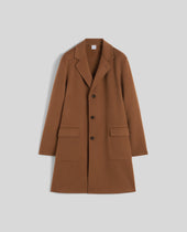 Coat Franklin In Double Di Lana Cammello