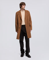 Coat Franklin In Double Di Lana Cammello