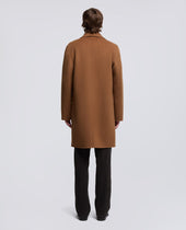 Coat Franklin In Double Di Lana Cammello