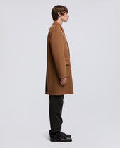Coat Franklin In Double Di Lana Cammello