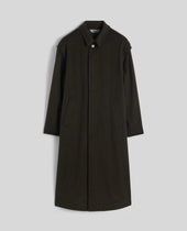 Coat Ernest In Lana Vergine E Alpaca Militare