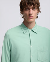 Shirt In Jersey Vellutato Menta