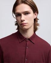 Shirt In Jersey Vellutato Barbera