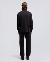 Shirt In Jersey Vellutato Testa Di Moro