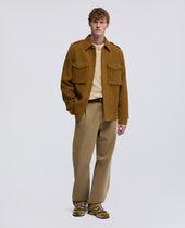 Shirt Field Shirt In Harris Tweed Senape