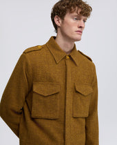 Shirt Field Shirt In Harris Tweed Senape