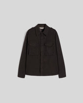 Shirt Field Shirt In Flanella Marrone