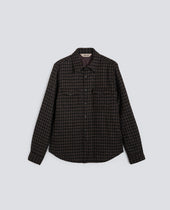DOUBLE SHIRT IN CHECK WOOL