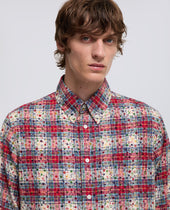 Shirt Drops In Flanella Multicolor