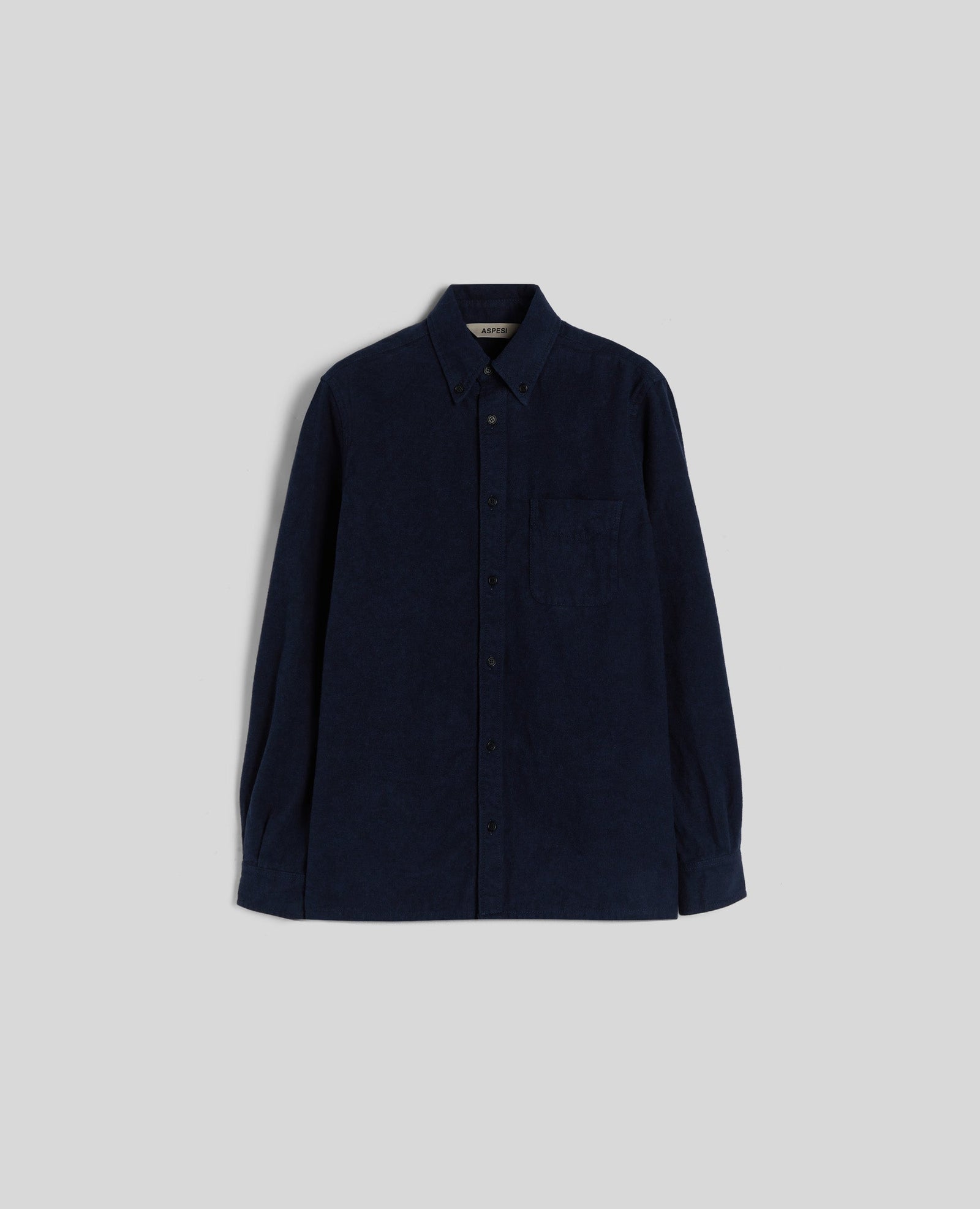 SHIRT DROPS IN TWILL DI COTONE - NAVY