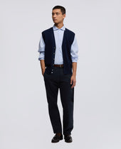 Shirt Vic In Pin Point Di Cotone Azzurro