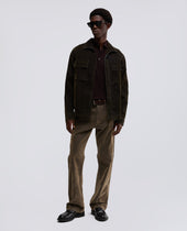 Shirt Militare In Denim Militare