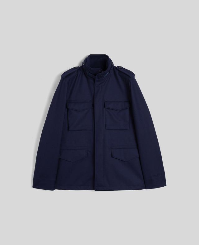 Mini Field Jacket In Lana
