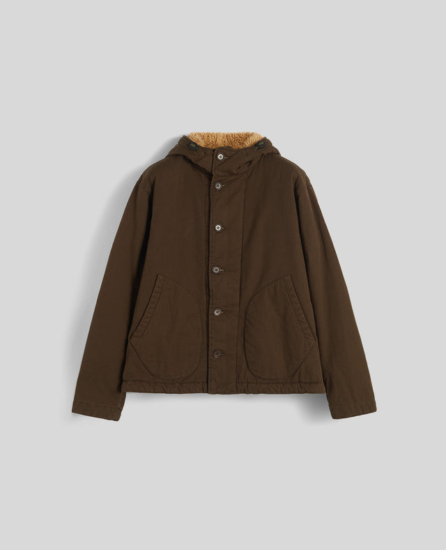 GIUBBOTTO FIFTY IN CANVAS DI COTONE - MILITARE