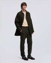 Caban Schafer In Lana Vergine E Alpaca Militare