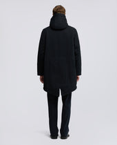 Parka Fuller In Tela Di Cotone Cerata