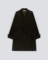 Coat Wright In Velluto A Coste Militare