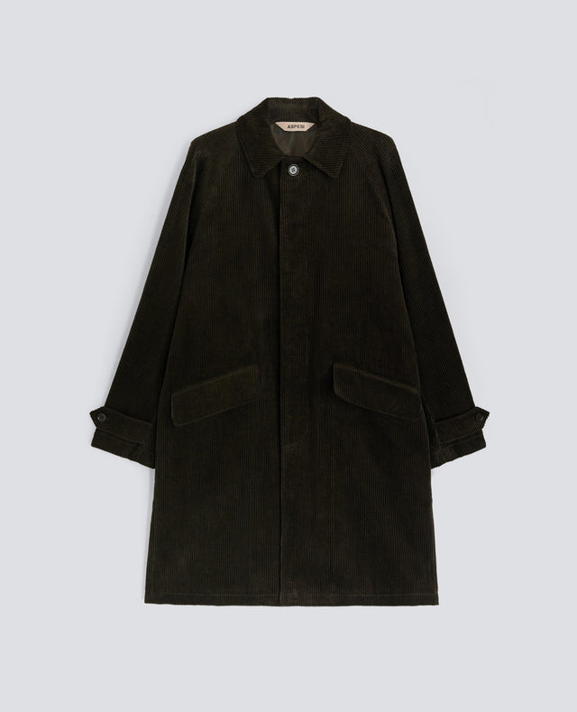 COAT WRIGHT IN VELLUTO A COSTE - MILITARE
