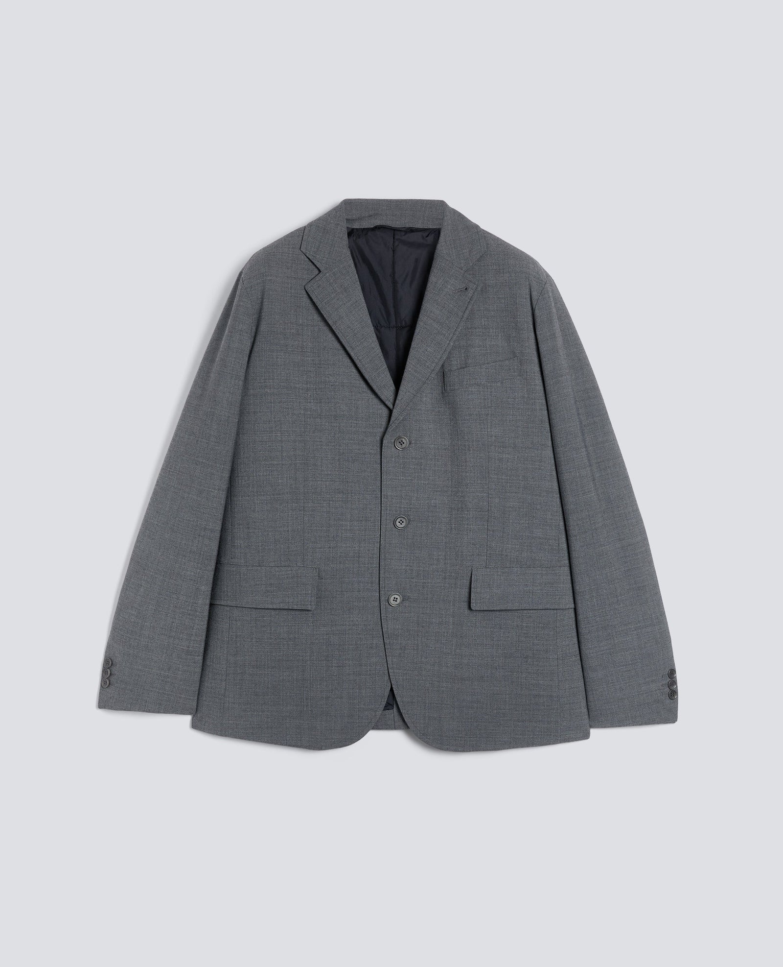 Jacket Kuki In Flanella Grigio