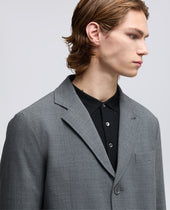 Jacket Kuki In Flanella Grigio