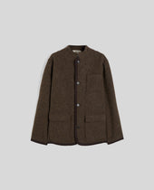 Jacket Chang In Lana Shetland Marrone