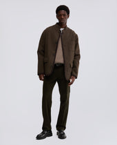 Jacket Chang In Lana Shetland Marrone