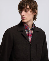 Overshirt Fandango Wint In Lana E Cashmere Marrone
